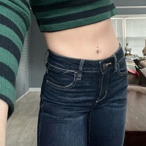 Dark wash American eagle jeans